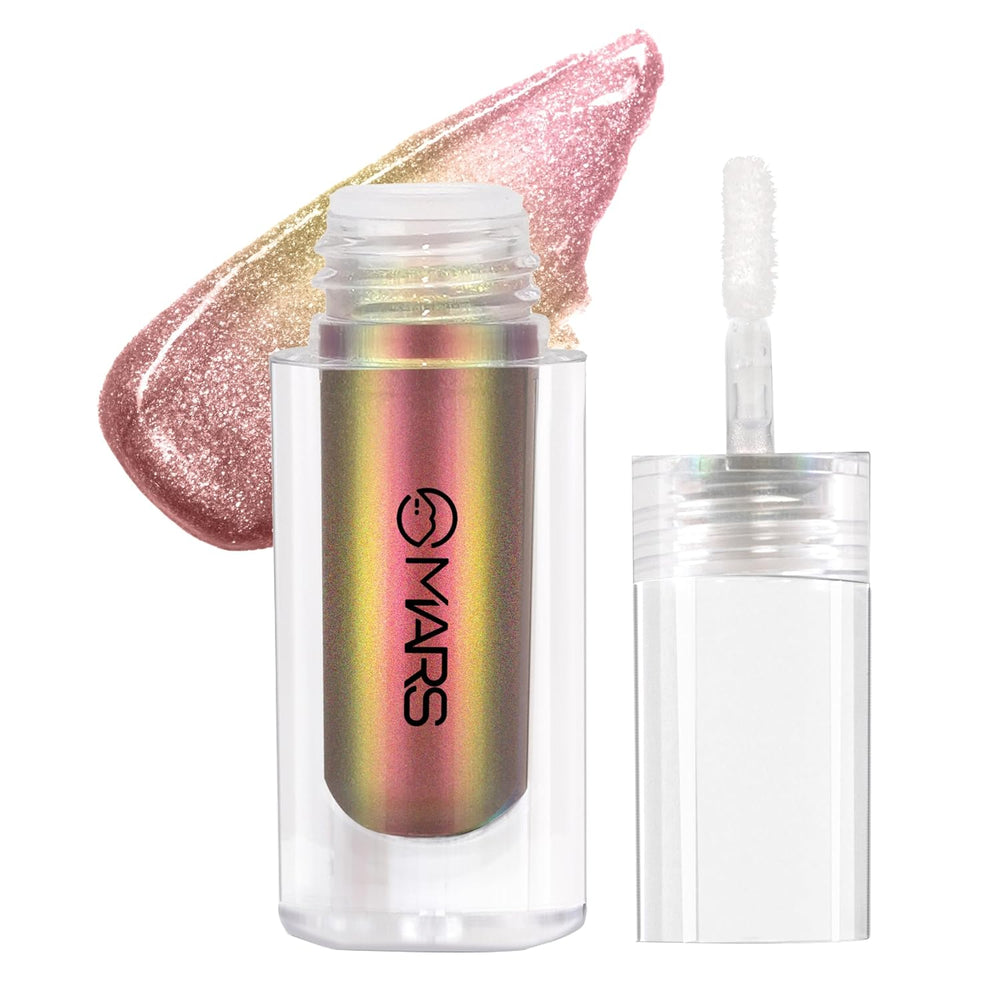 MARS Northern Lights Liquid Eyeshadow With Dual-Tone Chrome Effect | Liquid Shimmer | One Swipe Pigmentation