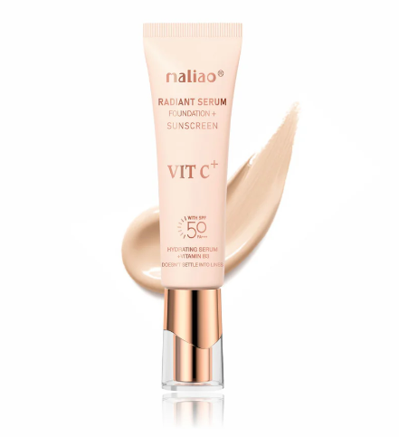 Maliao Foundation + Sunscreen - Natural Bright Finish For Radiant Skin