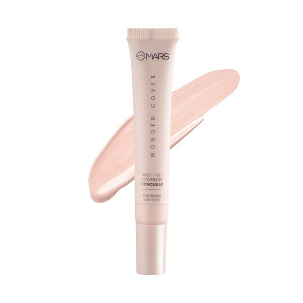 MARS Wonder Cover Liquid Concealer | Creaseproof & Easy to Blend Concealer for Face Makeup (12ml)