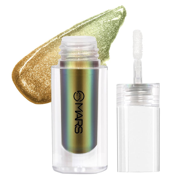 MARS Northern Lights Liquid Eyeshadow With Dual-Tone Chrome Effect | Liquid Shimmer | One Swipe Pigmentation