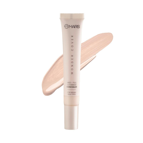 MARS Wonder Cover Liquid Concealer | Creaseproof & Easy to Blend Concealer for Face Makeup (12ml)