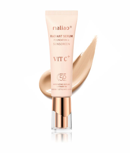 Maliao Foundation + Sunscreen - Natural Bright Finish For Radiant Skin
