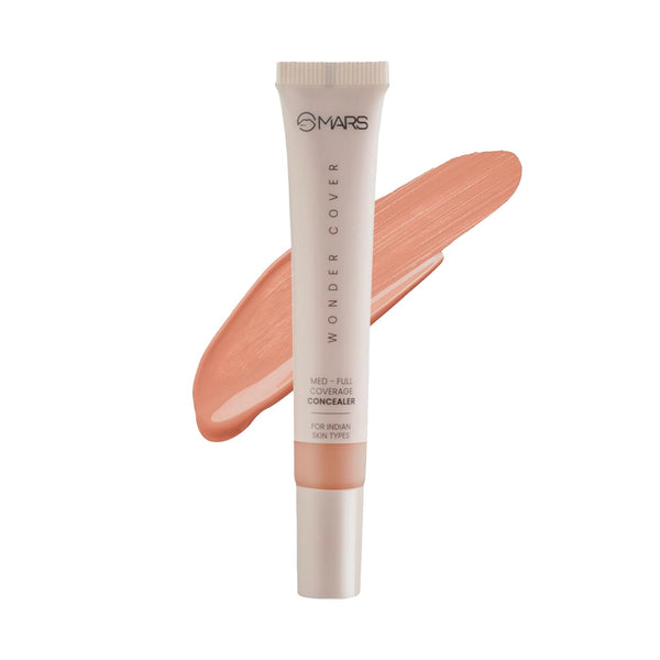 MARS Wonder Cover Liquid Concealer | Creaseproof & Easy to Blend Concealer for Face Makeup (12ml)