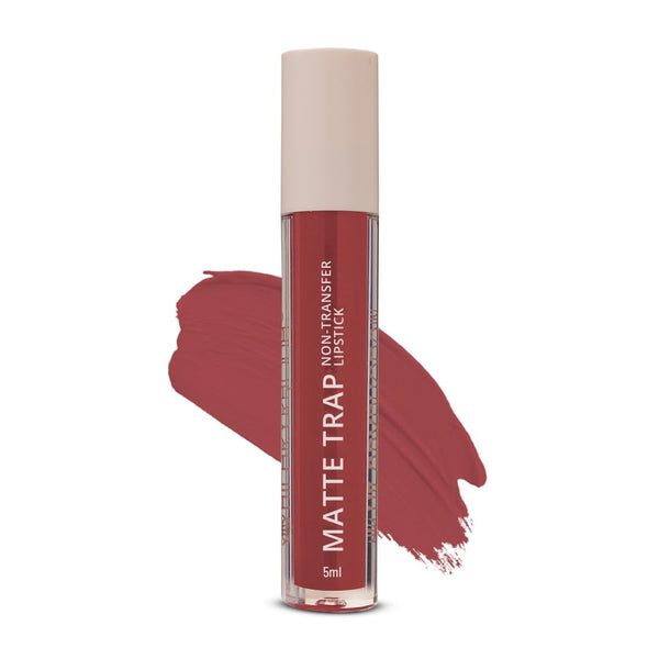 Hilary Rhoda Matte Trap Liquid Lipstick | Non-Transfer Lipstick | Waterproof Lipstick | 8-Hour Long Stay | Non-Drying Formula | 5ml