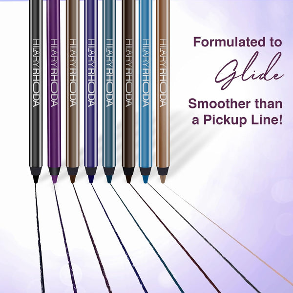 Hilary Rhoda Play n Blend Gel Eyeliner | One Stroke Application | Highly Pigmented | Matte & Shimmer Finish | 2 in 1 Smudger + Eyeliner | Butter Smooth Texture | 1.5g