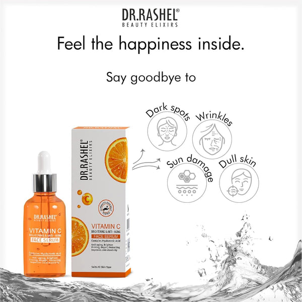 Dr.Rashel Vitamin C Serum for Face | Pore Minimizing | Brightening Face Serum