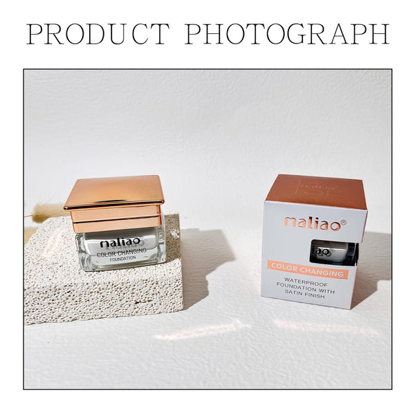 Maliao color changing Waterproof Foundation (Satin Finish) | Magic foundation-30ml