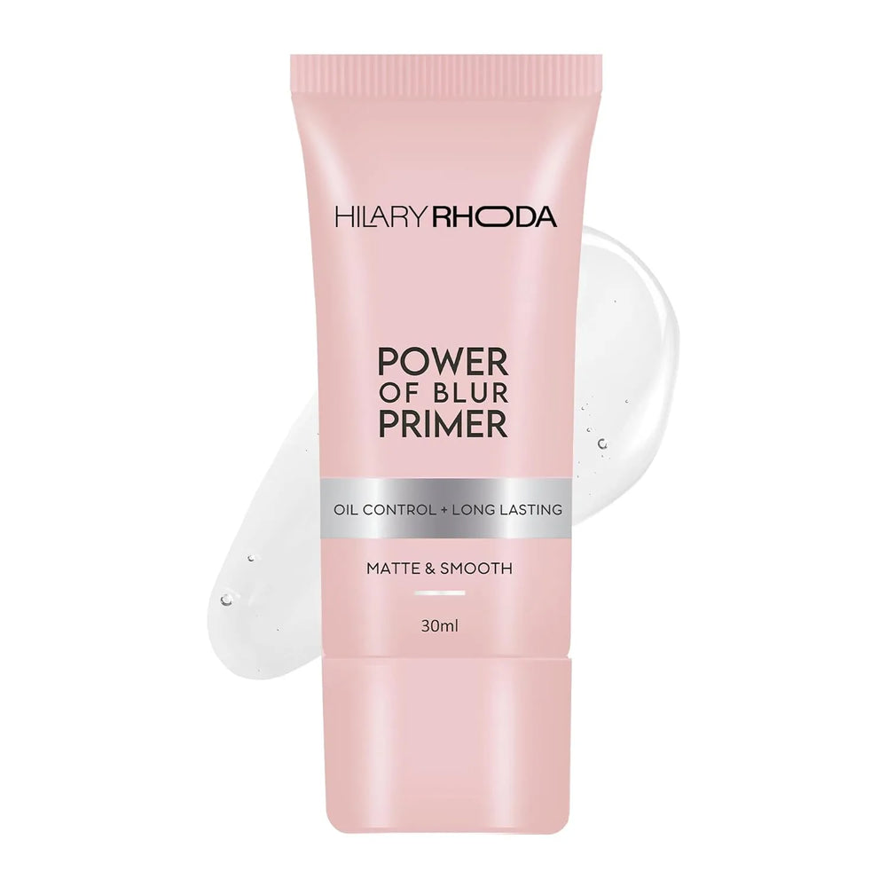 Hilary Rhoda Power of Blur Primer | Lightweight & Silicone-Based Primer | Matte Finish & Oil-Control Primer | Infused with Vitamin A & E | Water-Proof & Smoothening Primer | Long-Lasting Primer | 30ml