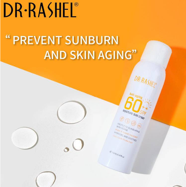 DR RASHEL Anti-Aging And Moisture Sun Spray SPF 60++ 150ml Sunscreen Spray
