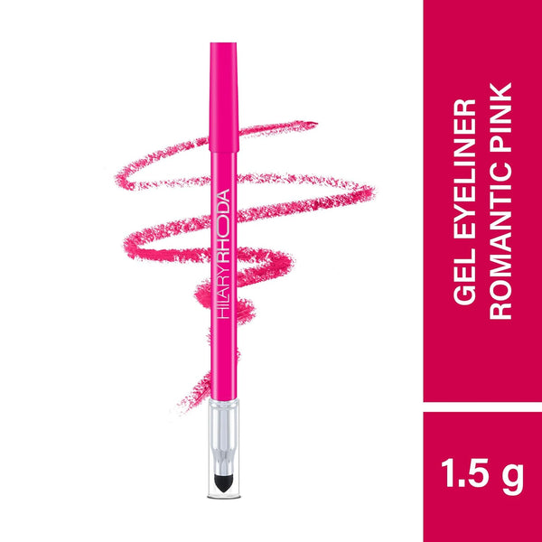 Hilary Rhoda Play n Blend Gel Eyeliner | One Stroke Application | Highly Pigmented | Matte & Shimmer Finish | 2 in 1 Smudger + Eyeliner | Butter Smooth Texture | 1.5g