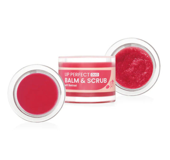 Swiss Beauty Lip Perfect Duo Balm & Scrub-Beetroot