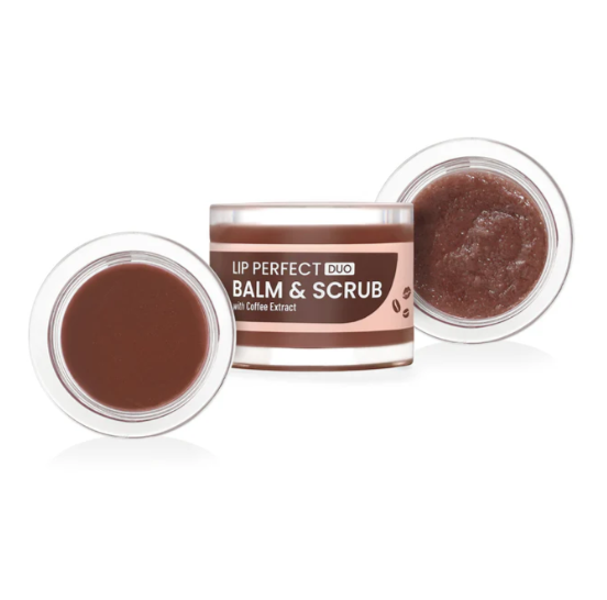 Swiss Beauty Lip Perfect Duo Balm & Scrub-Cofee