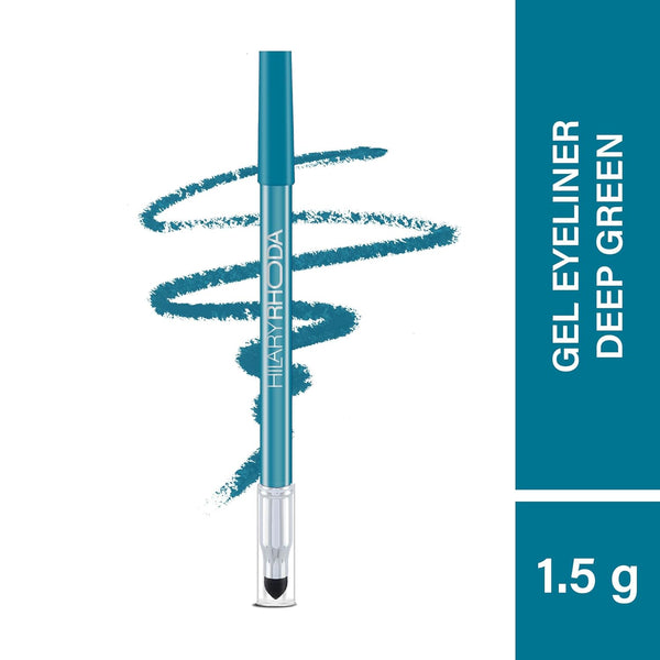 Hilary Rhoda Play n Blend Gel Eyeliner | One Stroke Application | Highly Pigmented | Matte & Shimmer Finish | 2 in 1 Smudger + Eyeliner | Butter Smooth Texture | 1.5g