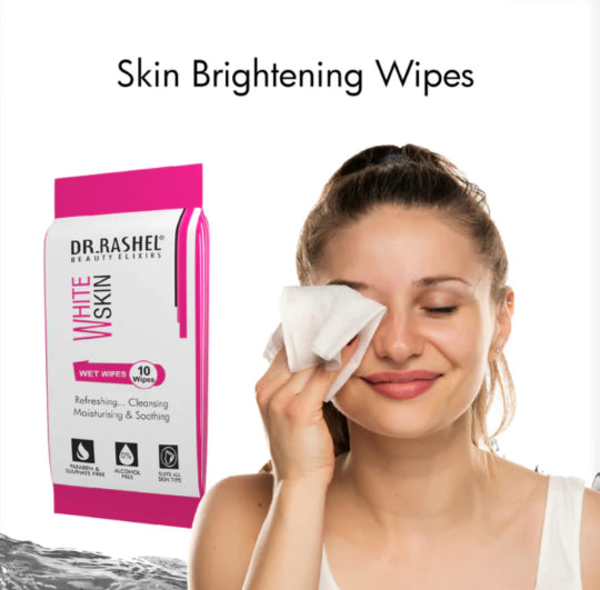 Dr Rashel White Skin Wet Wipes Pack of 10