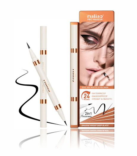 Maliao 2-In-1 HD Matte Eyeliner - Precision Perfection In Every Stroke