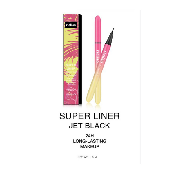 Maliao Long Lasting Waterproof Perfect Slim Jet Black Super Eyeliner 1.5ml (M205)