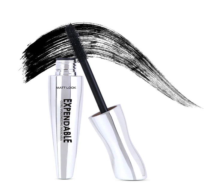 Mattlook Expendable Curl Volumizing Mascara, Instant 3X Volume, Clump- Free lashes, Water Proof, Lifts lashes effortlessly