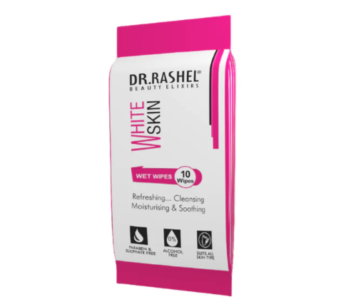 Dr Rashel White Skin Wet Wipes Pack of 10