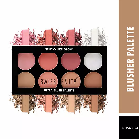 SWISS BEAUTY ULTRA BLUSH PALETTE, FACE MAKEUP, 16G