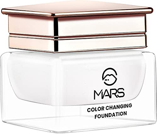 MARS Color Changing Foundation Liquid Water proof Satin Finish Foundation (White, 20 ml)