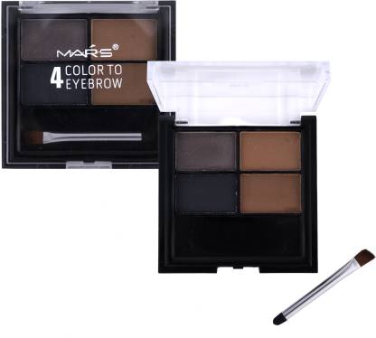MARS Instant Eyebrow Powder Cake Palette With Brush 8 g