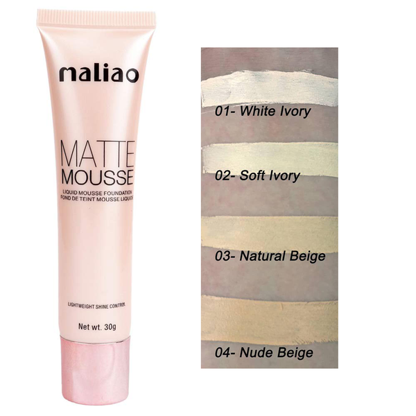 Maliao Matte Mousse Liquid Mousse Foundation -30g