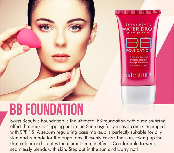 Swiss Beauty Shiny Pearl Water Drop Blemish Balm BB Foundation