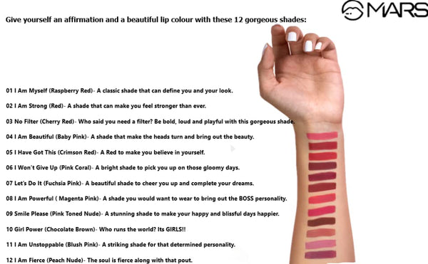 MARS Won't Budge Won't Smudge Lip Crayon (3.5 g)