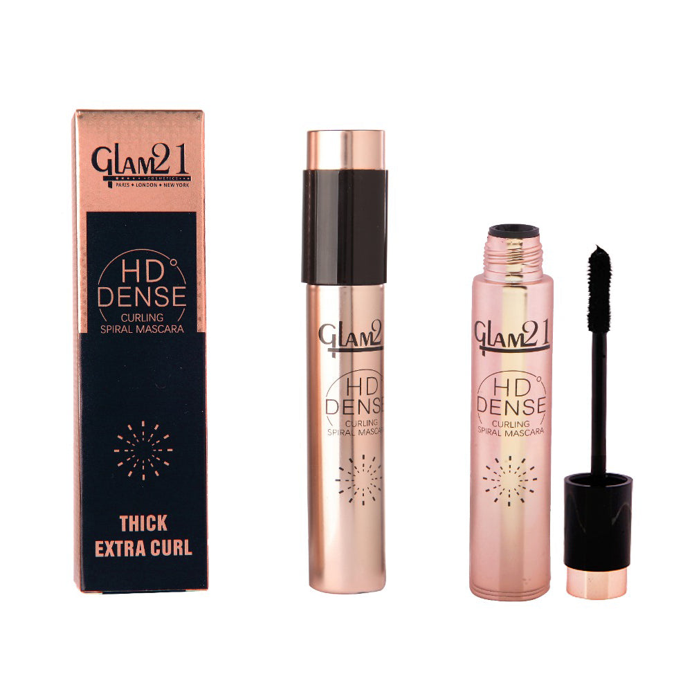 Glam21 HD Dense Curling Spiral Mascara- Black