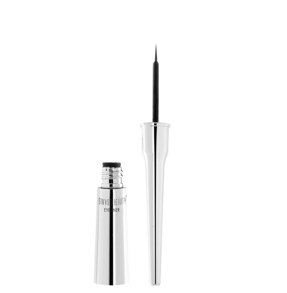 Swiss Beauty Quick Dry Liquid Eyeliner - Jet Black (4ml)