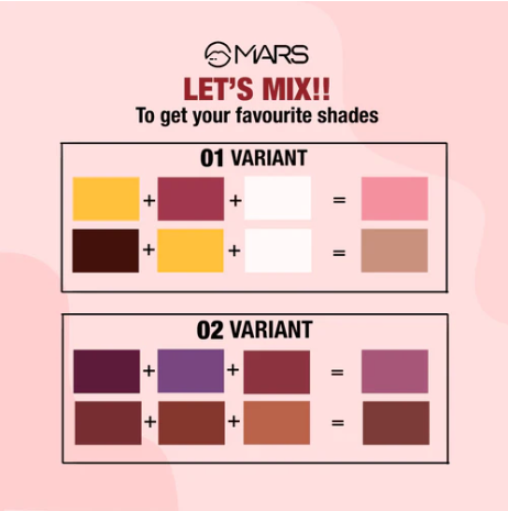 Mars Infinity Demi Matte Lip Palette