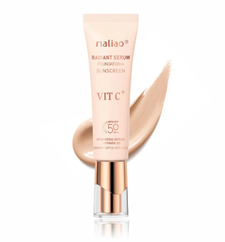 Maliao Foundation + Sunscreen - Natural Bright Finish For Radiant Skin