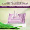 Hilary Rhoda One Swipe Makeup Remover Wipes | Aloe Vera Infused Makeup Remover WipesParaben-Free | 25 pcs