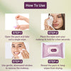 Hilary Rhoda One Swipe Makeup Remover Wipes | Aloe Vera Infused Makeup Remover WipesParaben-Free | 25 pcs