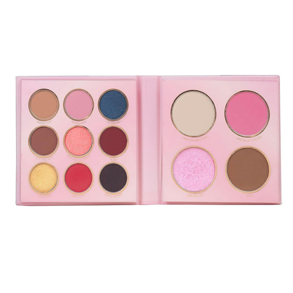 Mars City Paradise 9 Color Eyeshadows With Highlighter, Blusher, Bronzer & Face Powder Makeup Kit 16G |Shades are Extremely Soft To Touch | Dilwaalo ki Dilli