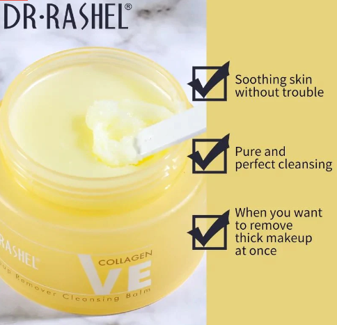 Dr Rashel VE Collagen Makeup Remover Cleansing Balm, 100g