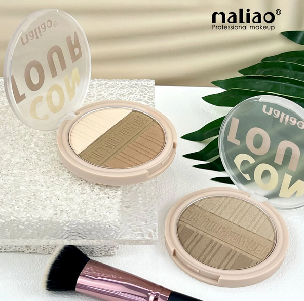 Maliao Tricolor Contour Powder - Sculpt, Define, And Illuminate With Artistic Precision