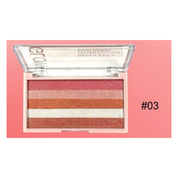 Bella Keen Highlighter Baked Powder-BK151