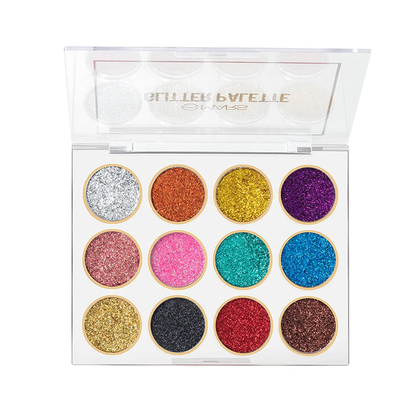 Mars Glitter Eyeshadow Palette | 12 shades