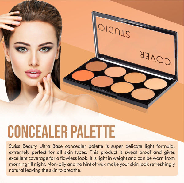 Swiss Beauty Cover Studio Ultra Base Concealer Palette