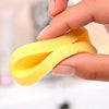 Face Compressed Facial Cleaning Wash Puff Sponge Cleansing Pad (12-pieces, Yellow)