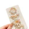 Fancy Premium Quality Flower Hair Pins pack of 4 pcs Hair Clip (Multi-colour)