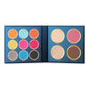 Mars City Paradise 9 Color Eyeshadows With Highlighter, Blusher, Bronzer & Face Powder Makeup Kit 16G |Shades are Extremely Soft To Touch | Dilwaalo ki Dilli