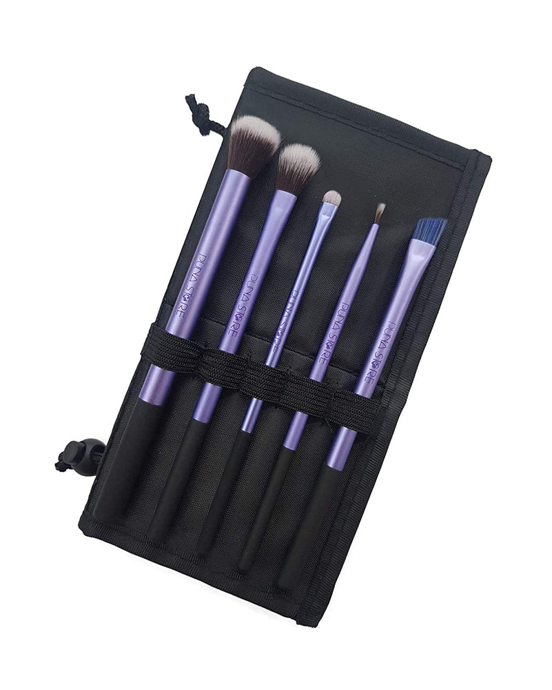RT Glam EYE Makeup Brush Set (Pack of 5) WITH POUCH