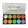 ANYLADY LET'S GO PARTY GLITTER EYESHADOW PALETTE 10 COLOURS