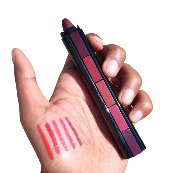 Hilary top rhoda lipstick