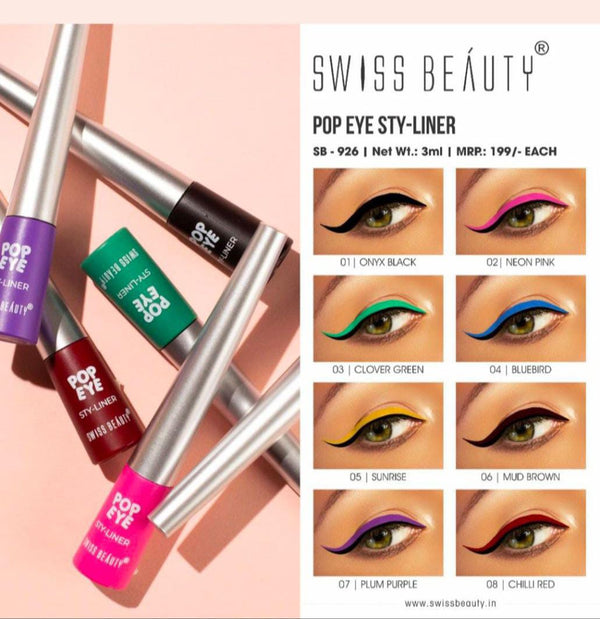 Swiss Beauty Pop Eyeliner ,3ml