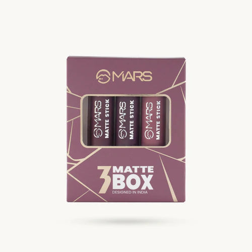 Mars Matte Lipsticks Box | Set of 3