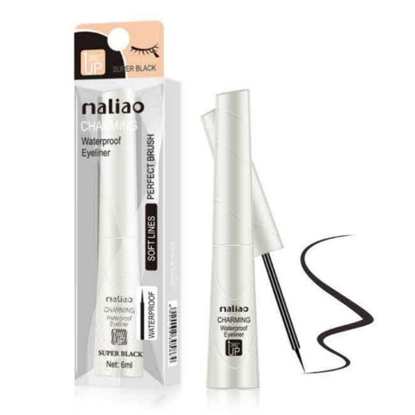 MALIAO Charming Waterproof Matte Liquid Eyeliner 6 g  (BLACK)