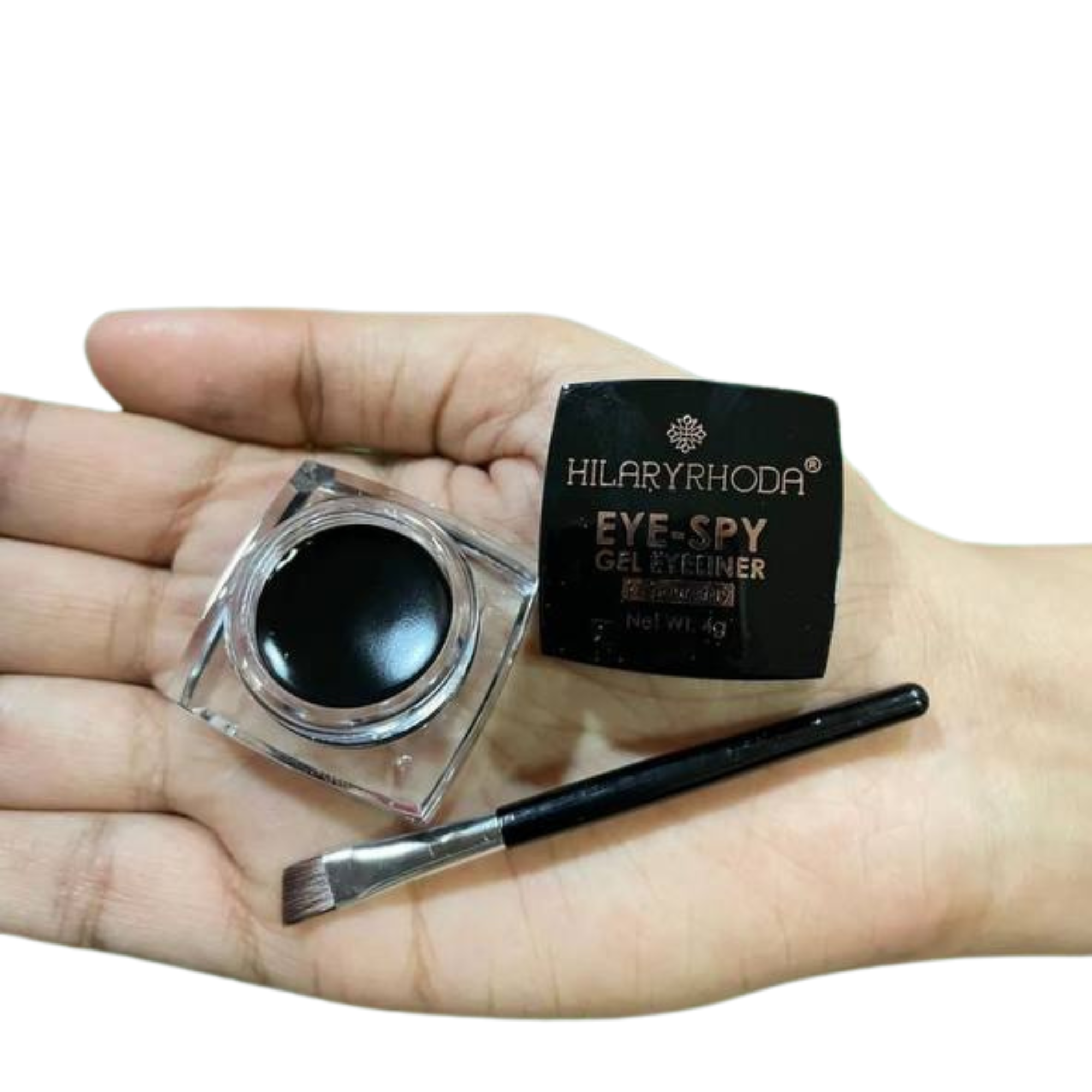 Hilary Rhoda Eye Spy Gel Eyeliner Kajal Smudge-proof & Waterproof Eyeliner 4 g (Black)
